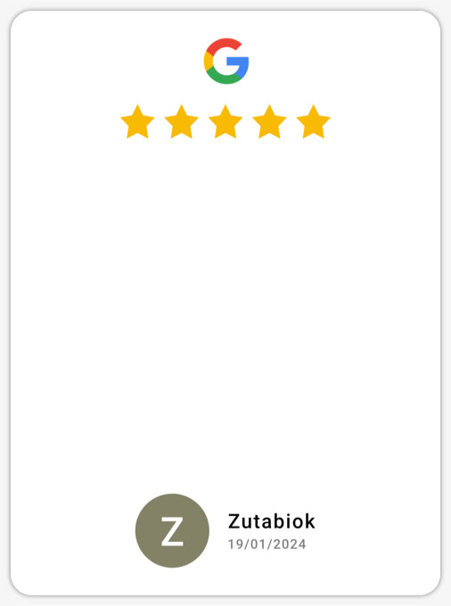 Reseña google Zutabiok
